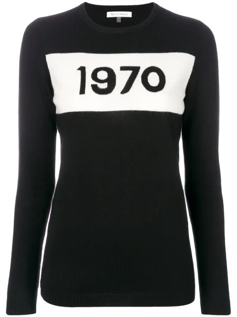 Bella Freud 1970 Crew Neck Jumper - Farfetch | Farfetch (UK)