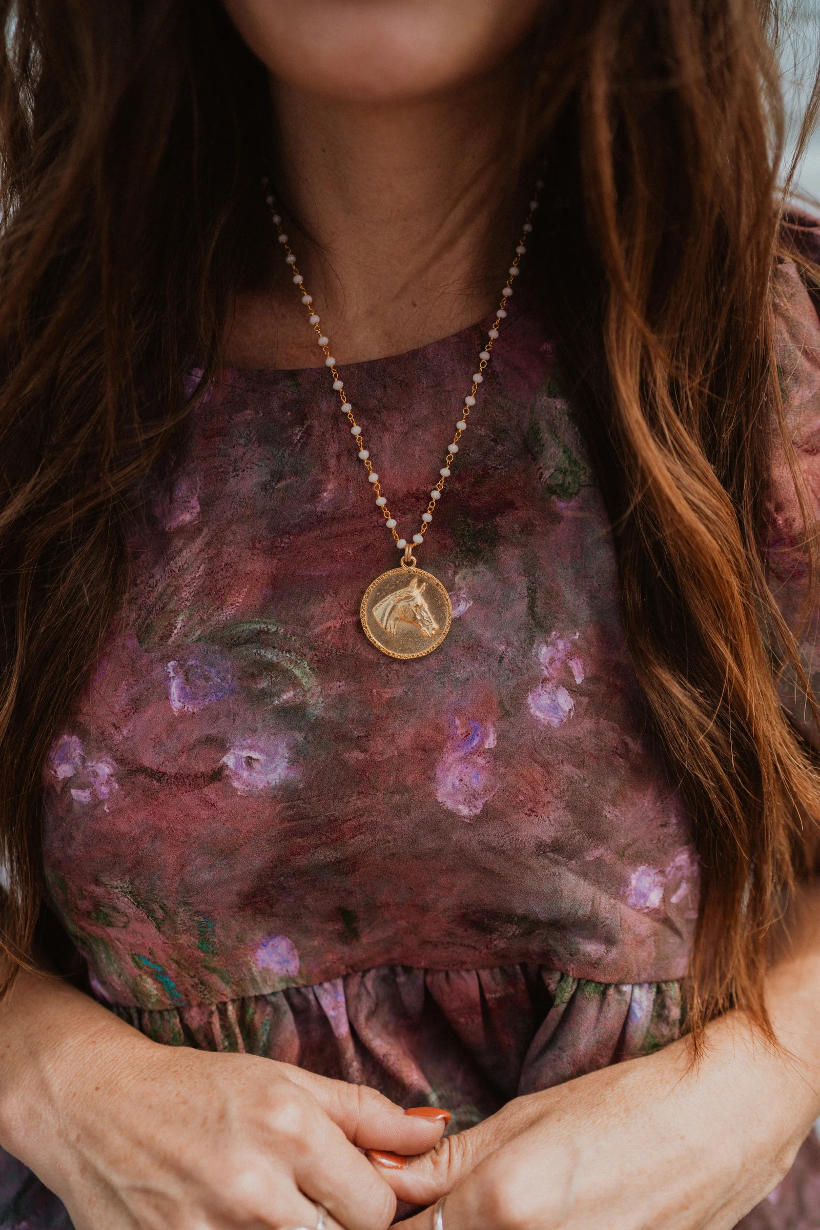 Flying Ebony Necklace | Goldie Lew Jewelry