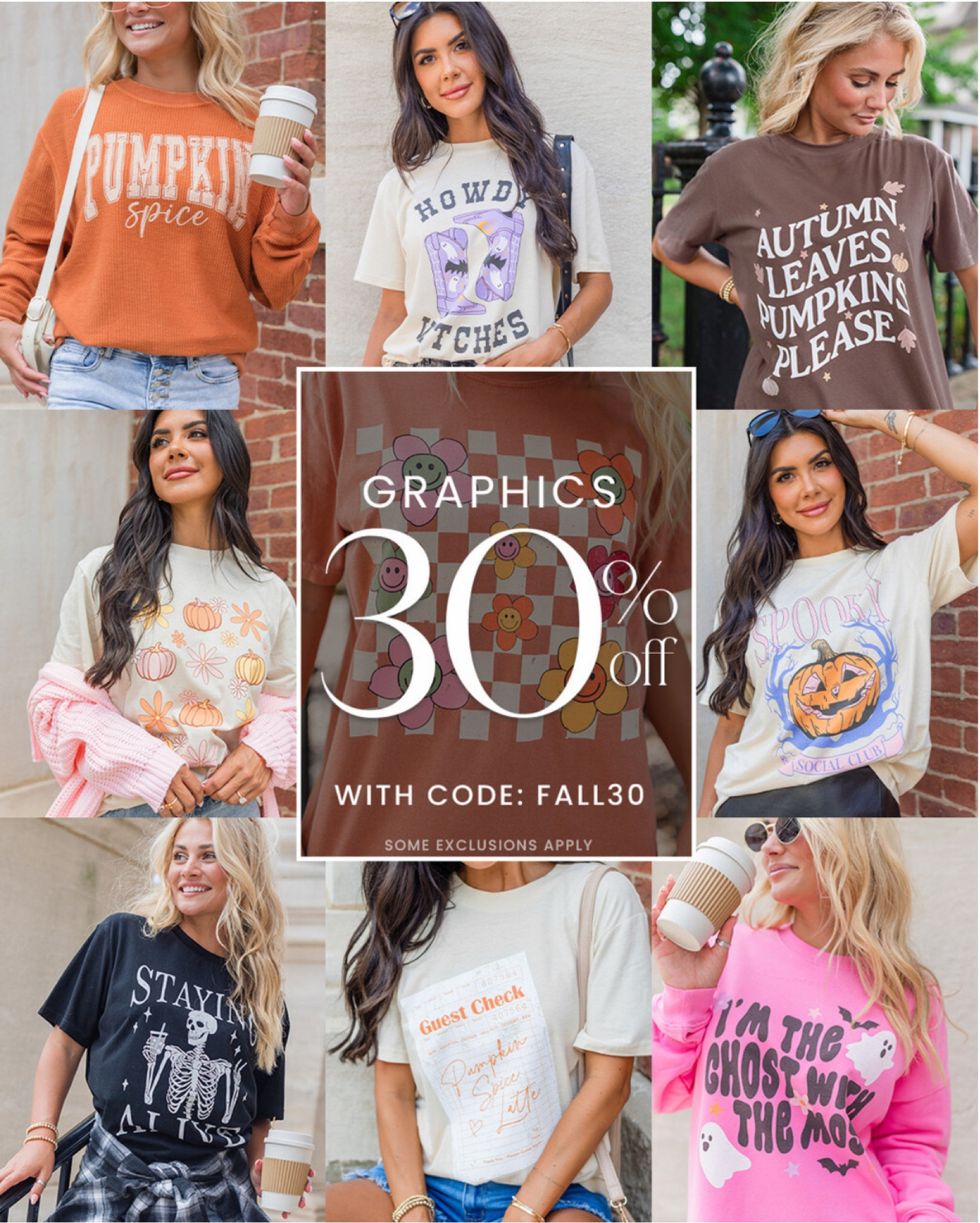 Grab some cute Fall graphic tees from Pink Lily! Use code: FALL30 for 30% off your purchase! 🍂🍁

#LTKSaleAlert #LTKMidsize #LTKSeasonal