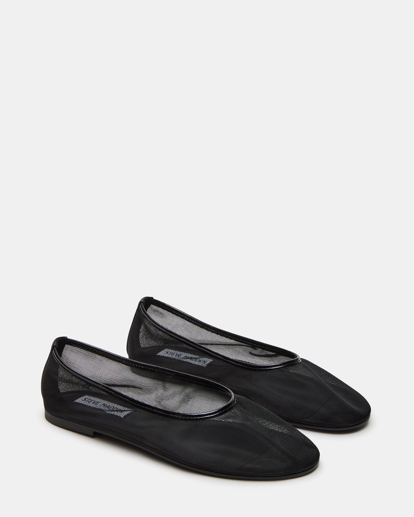 MEADOW Black Mesh Ballet Flat | Women's Flats | Steve Madden (US)