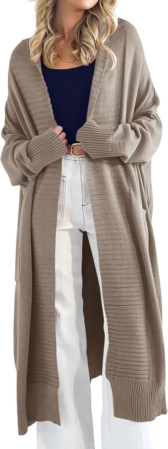 Danedvi Womens Long Cardigan Sweaters Oversized Chunky Coats | Amazon (US)