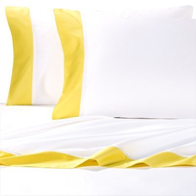 kate spade new york Grace Twin Sheet Set in Yellow | Bed Bath & Beyond