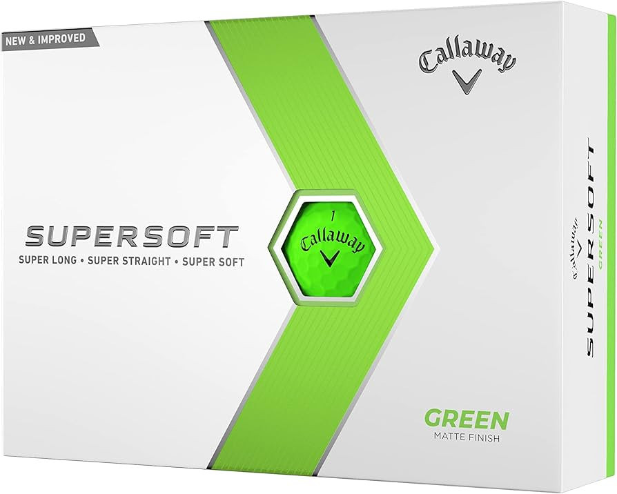 Callaway Golf Supersoft Golf Balls (2023 Version, Green) | Amazon (US)
