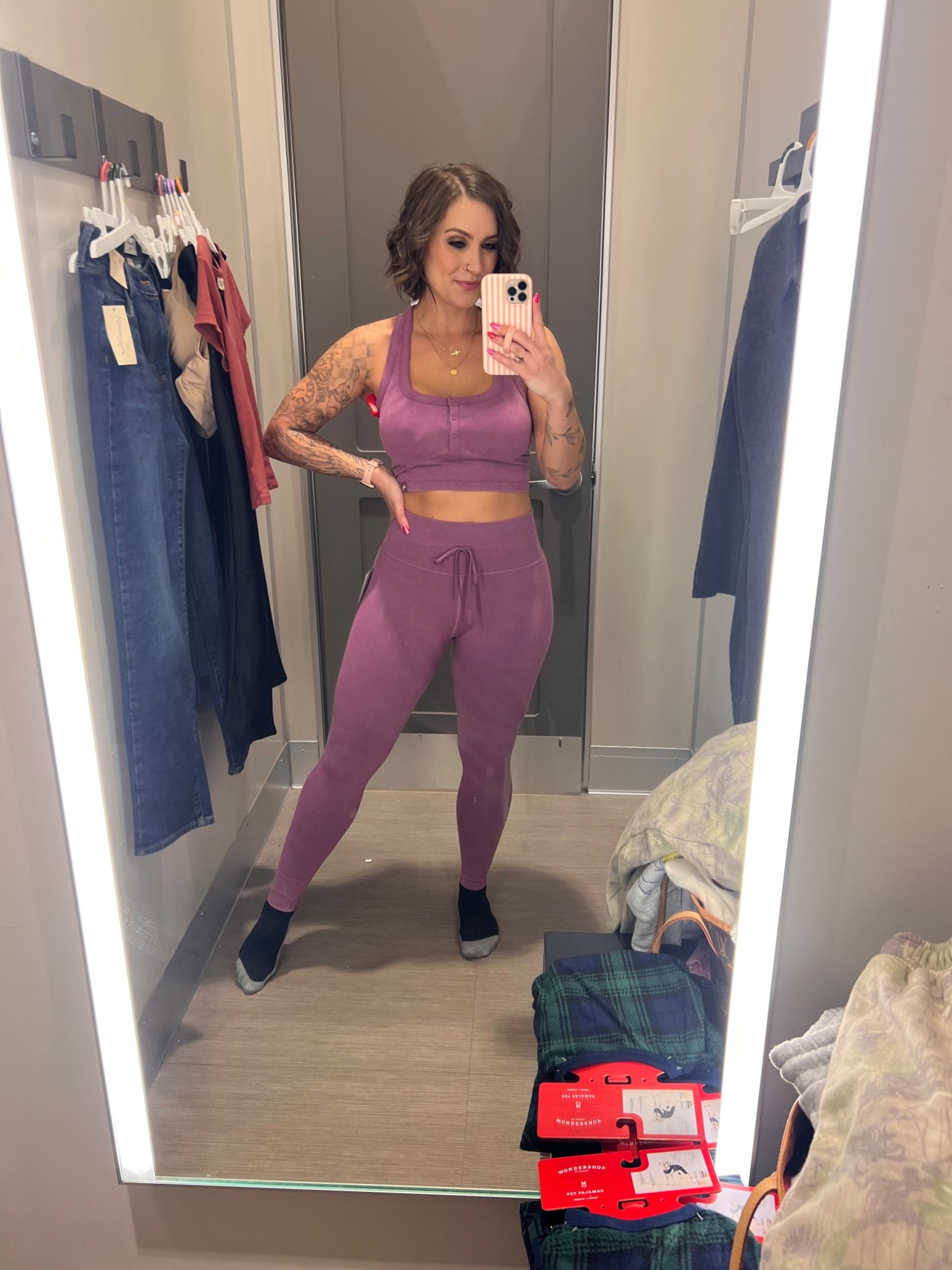 The cutest new workout set! Super soft and comfy material. I am wearing a medium in both. The tank has removable pads and it came home with me. 

Workout set, target workout set, built in bra tank, bra tank, target finds, Alicia Bice, does it come in pink blog, athletic set, athletic wear

#LTKActive #LTKTravel #LTKFindsUnder50