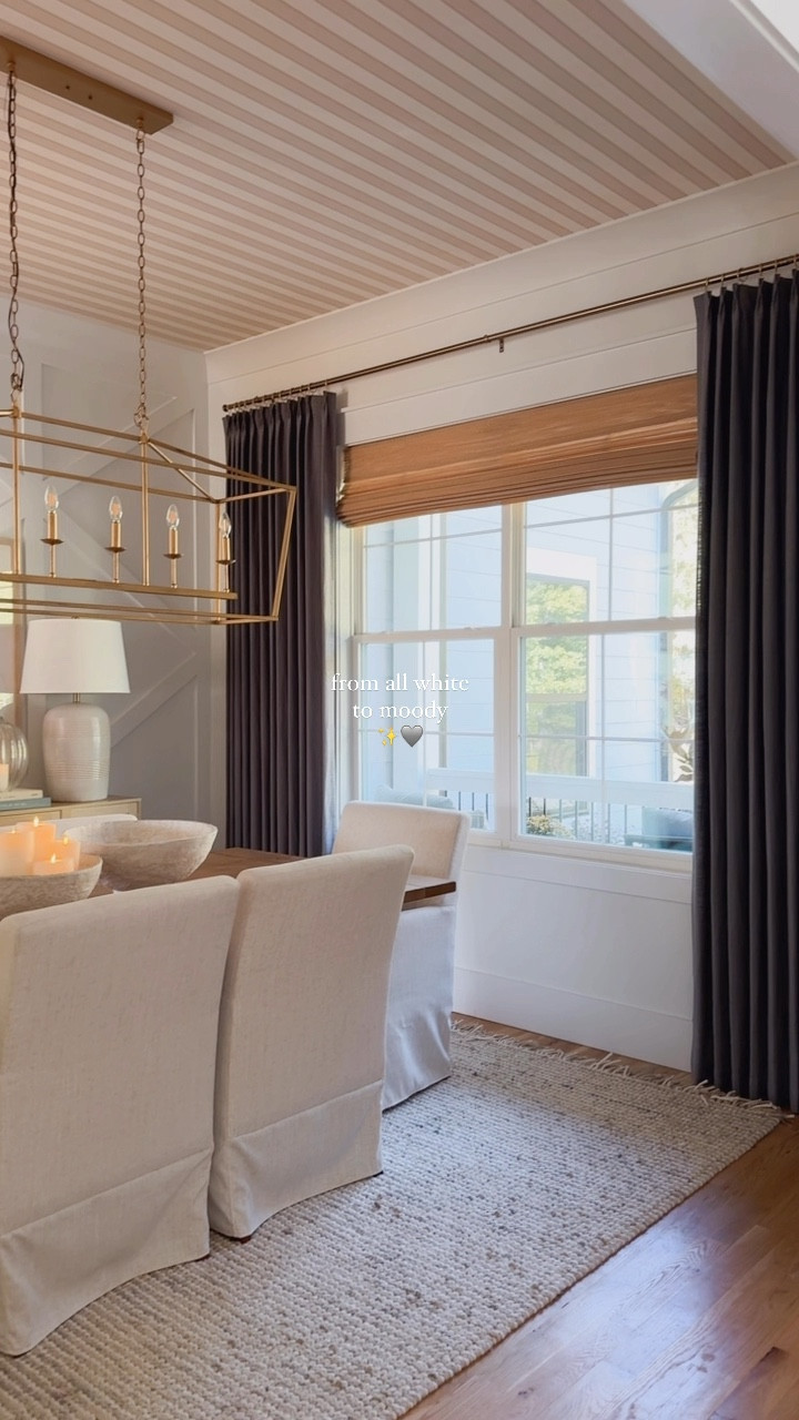 moody tones 🩶 | which do you prefer? the all white or the moody tones, these are my second set of curtains from @homerilla_official & y’all I can’t get enough! they are absolutely stunning + fully customizable ✨

use code: KASI13 for 13% off (coupon is stackable)

curtain details:

Lille Linen Curtains in dark grey
French pleat 
unlined
65” x 107” 
with memory training 

#linencurtains #diningroom #diningtable #windowtreatments #curtains #moodydecor #neutralhome #homedecor 

#LTKHome #LTKSaleAlert #LTKStyleTip