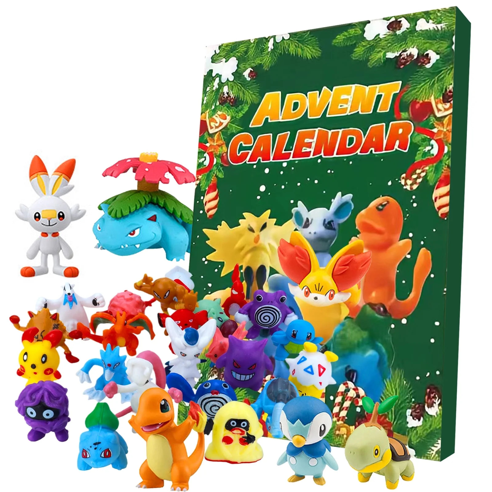 2025 Holiday Advent Calendar for Kids, 24 Gift Pieces - Includes 24 Toy Character Figures Accesso... | Walmart (US)