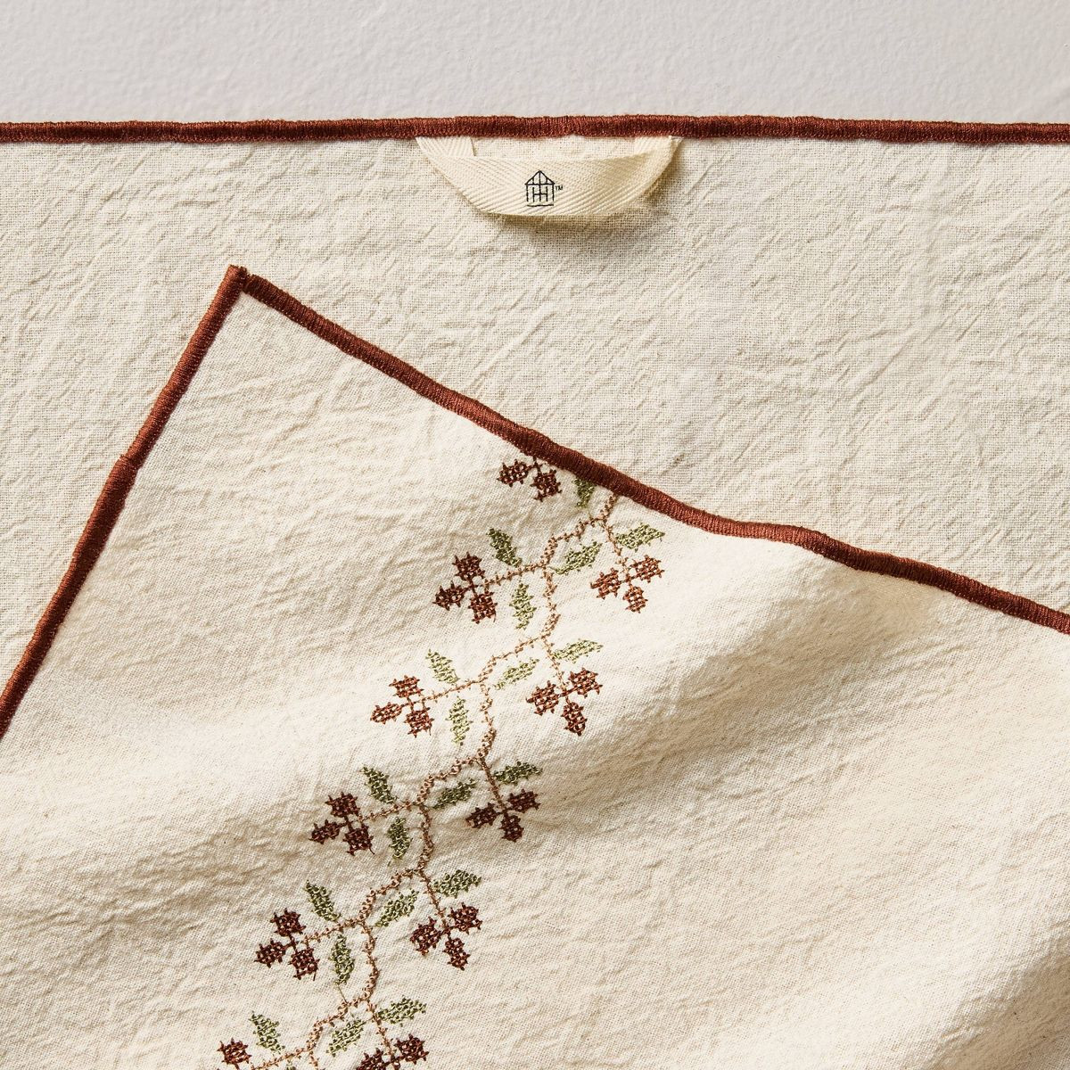 Flour Sack Cream Stitched Icon - Hearth & Hand™ with Magnolia | Target