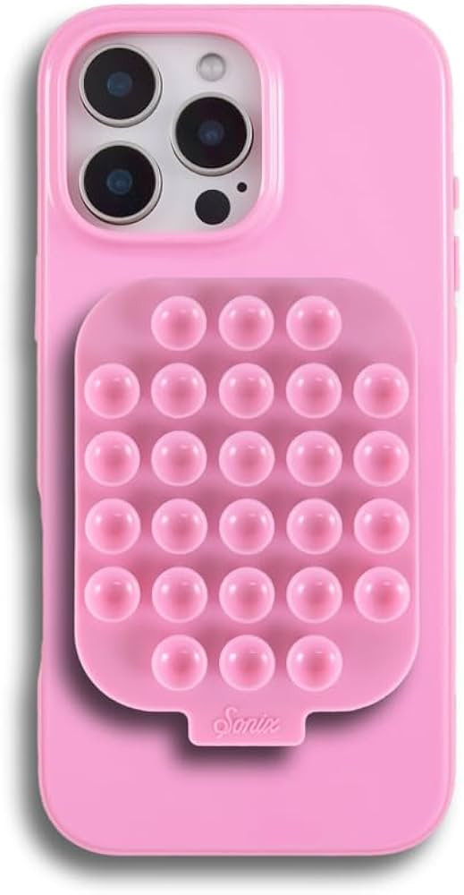Sonix Case + Magnetic Silicone Suction Cup Phone Mount (Pink Rose) for MagSafe iPhone 16 Pro Max ... | Amazon (US)