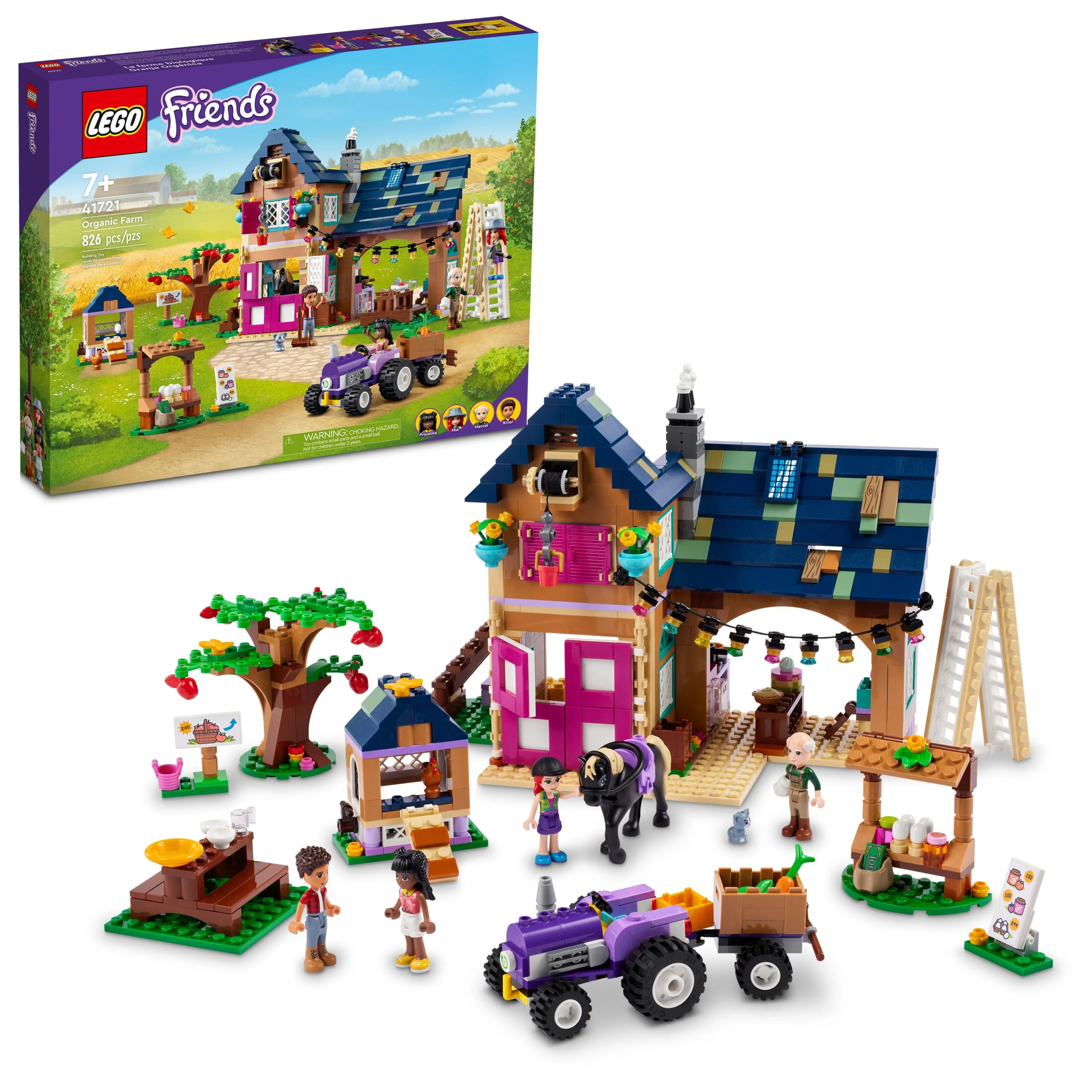LEGO Friends Organic Farm 41721 Building Set (826 Pieces) - Walmart.com | Walmart (US)