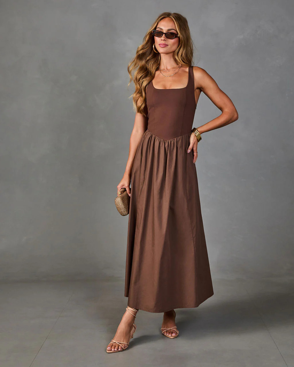 Timeless Charm Pleated Maxi Dress | VICI