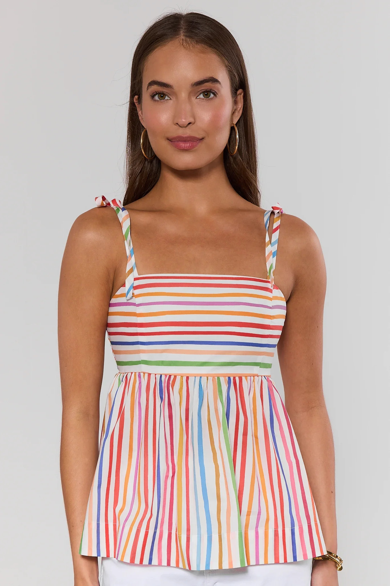 Ava Multi Striped Tank Top | Avara