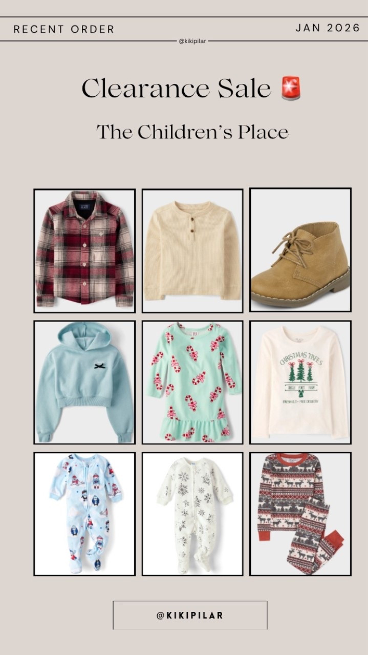 After Christmas clearance sale 🚨
Love to stock up on pajamas for next Christmas 
#childrensplace
Linking my Recent order
Ordered 4T for Owen next year
Ordered 6 for Olivia next year
Kids Christmas pajama sale
Toddler Christmas pj sale
Girls Christmas nightgown
Girls Christmas pj
Boys Christmas pj
Footed Christmas pj $4.99 and up
Pj sets on sale
Kids Christmas pj sets on sale


#LTKBaby #LTKKids #LTKSaleAlert