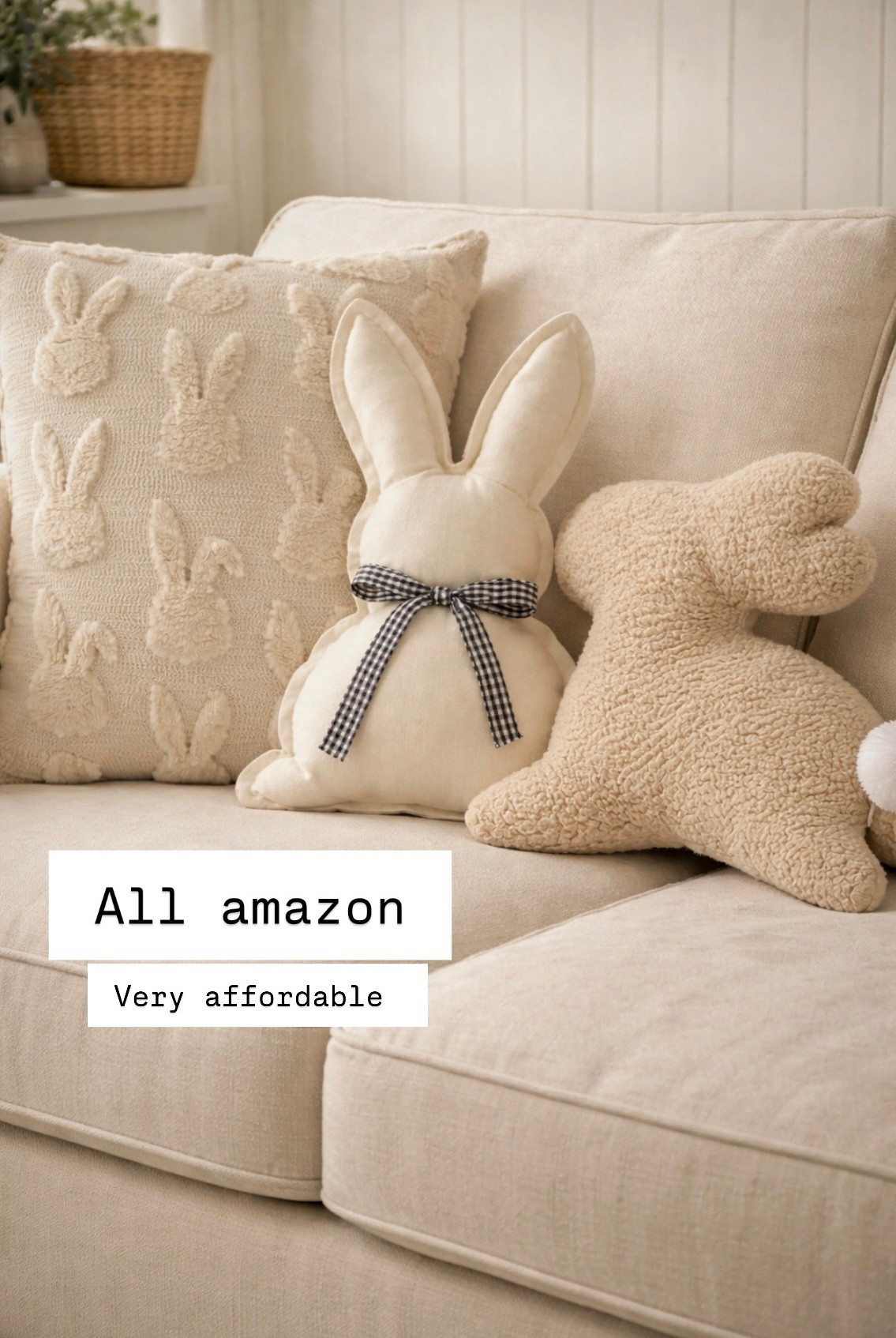 OK obsessed with these bunny pillows from Amazon totally adorable and they’re all super affordable holiday decor Easter decor

#LTKSaleAlert #LTKHome