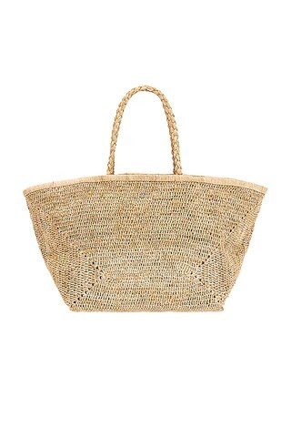 florabella Vallejo Tote in Natural & Silver from Revolve.com | Revolve Clothing (Global)