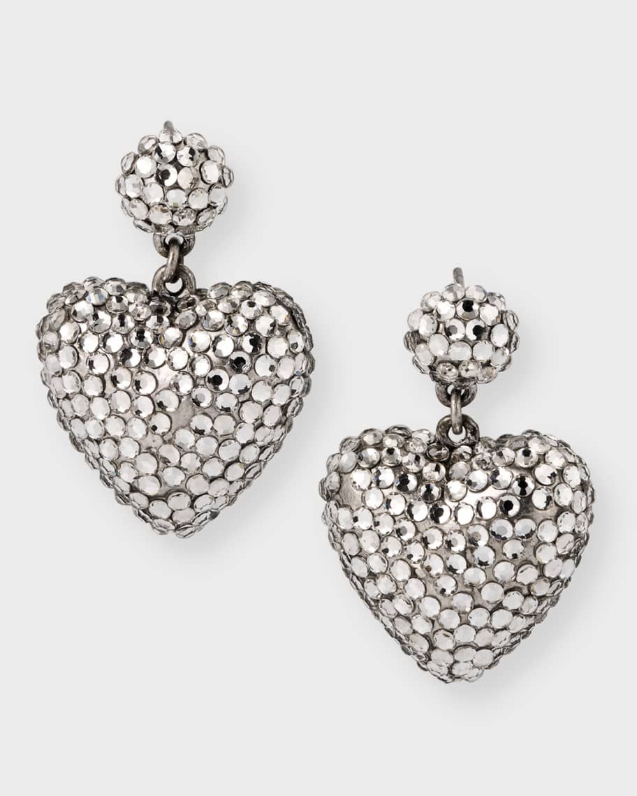 Roxanne Assoulin Heart and Soul Crystal Earrings | Neiman Marcus