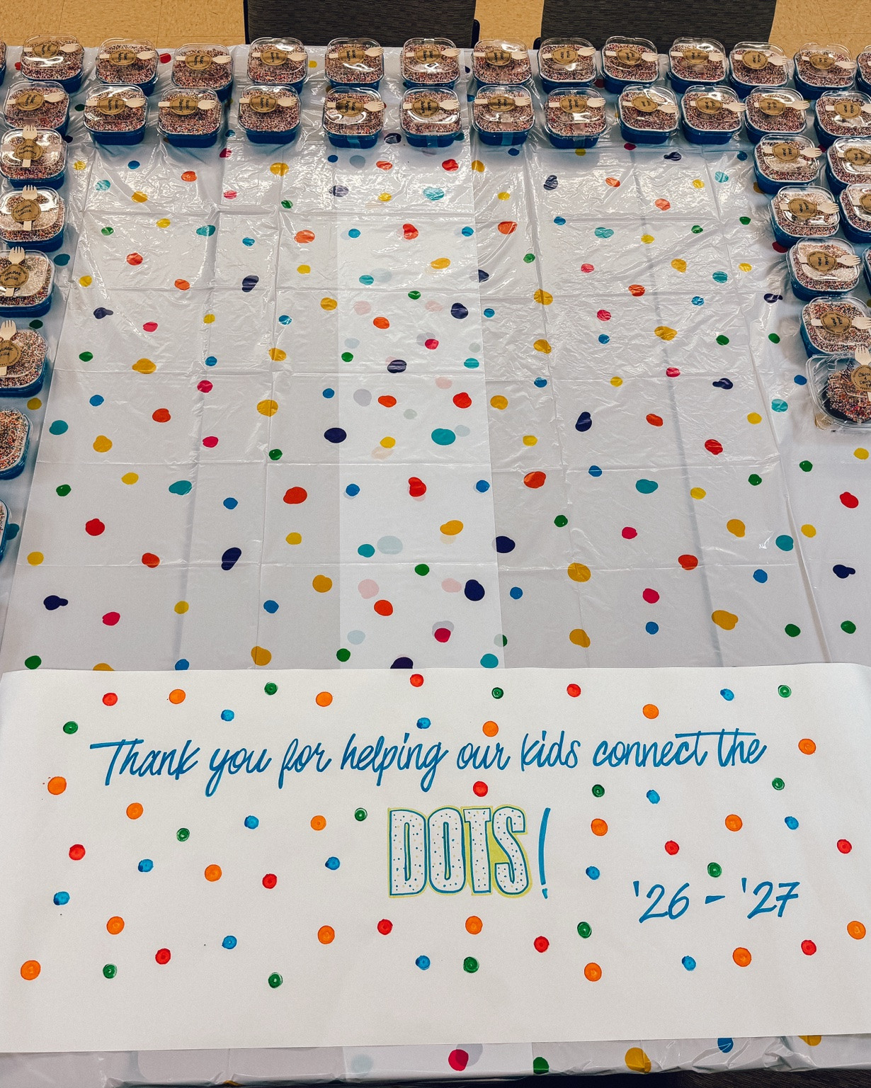 Our awesome PTO VP baked cakes for all 100 staff members to welcome back our staff to school!

#LTKKids #LTKSeasonal #LTKfoodie