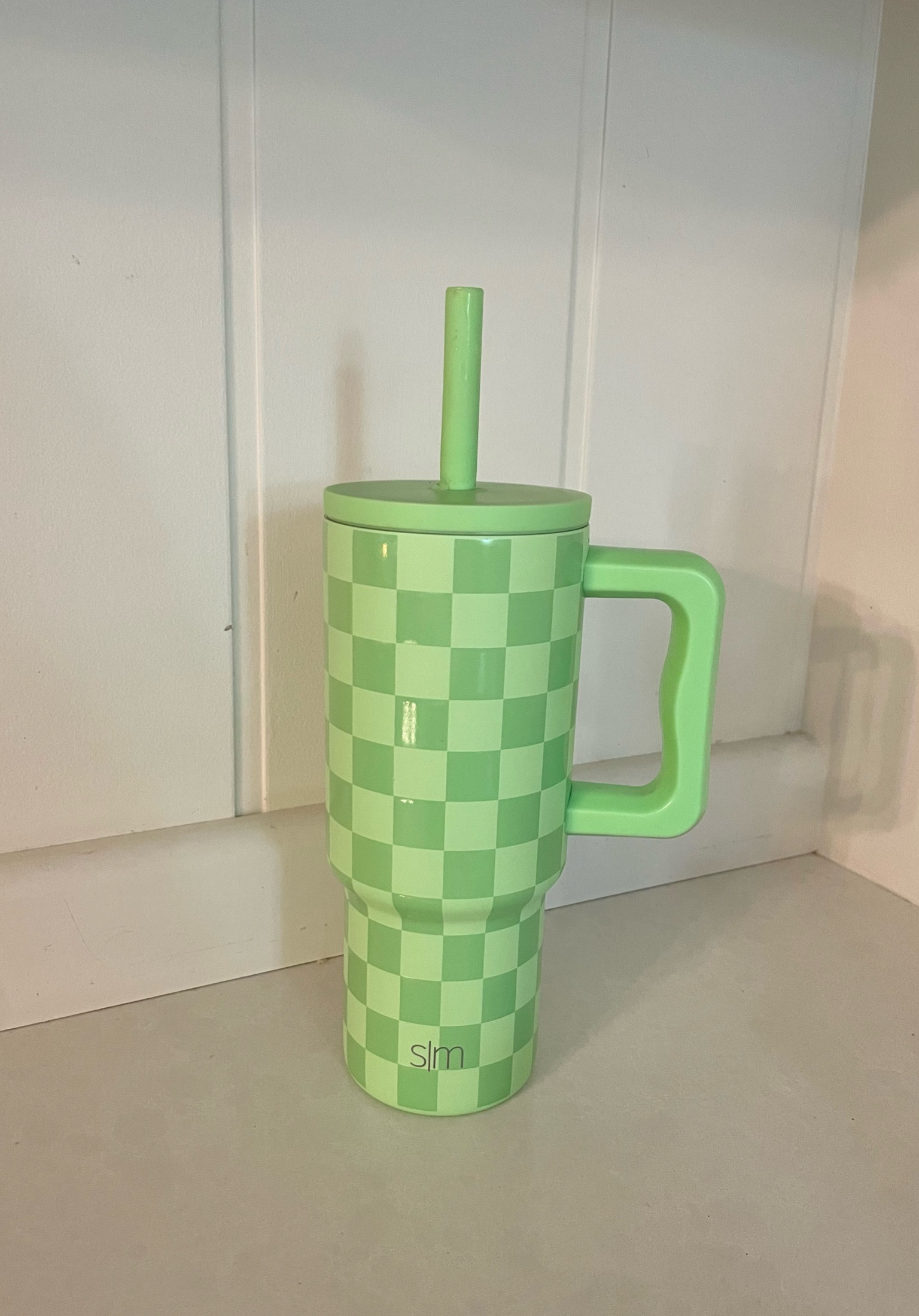 Got Brecken his own cup because we liked Ellie’s so much! 💚