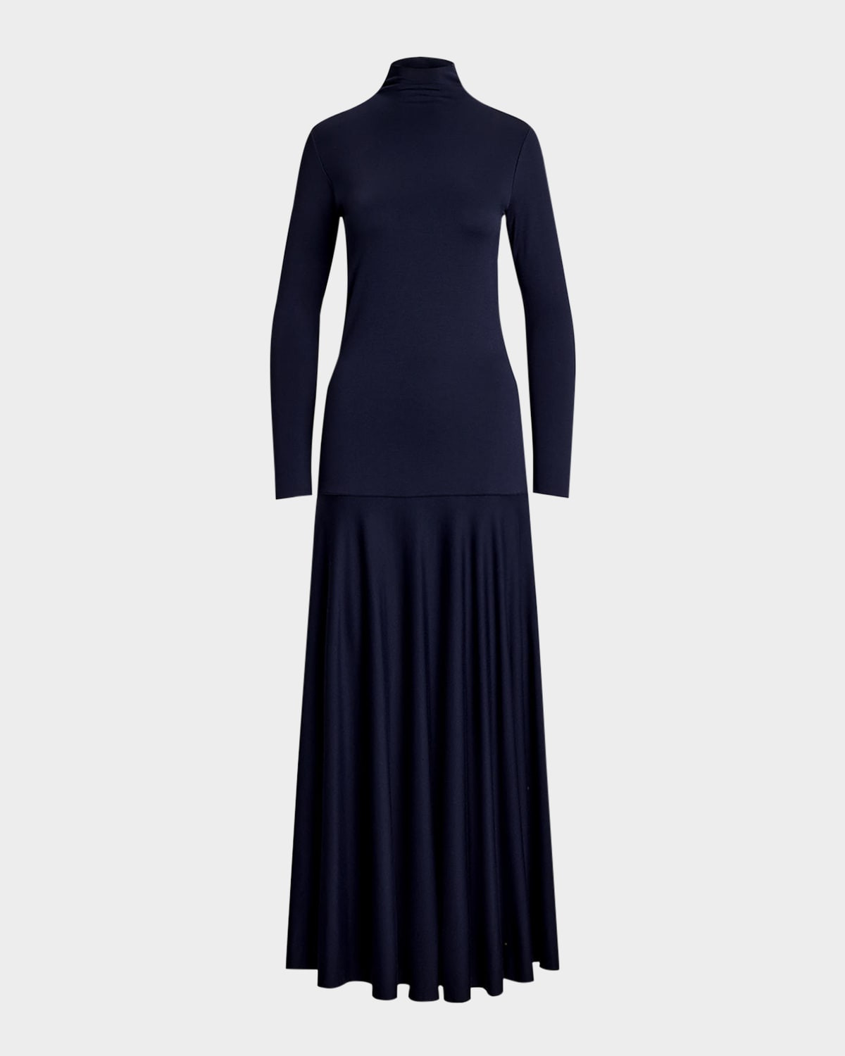 Ponte Turtleneck Maxi Dress | Neiman Marcus
