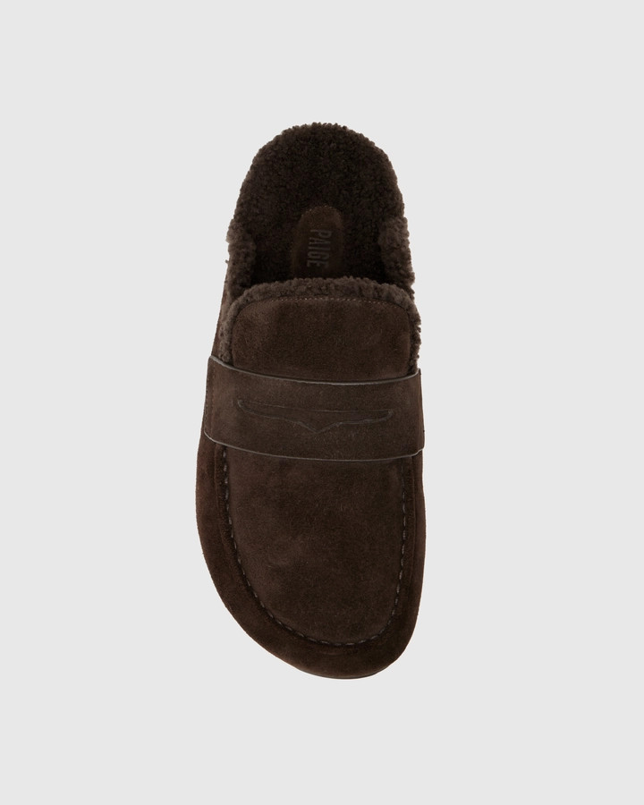 Wynn Shearling Flat | Paige