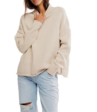 Free People We The Free Torres Roll Neck Long Sleeve Sweater | Dillard's | Dillard's