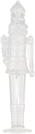 Creative Co-Op Acrylic Nutcracker Decor, Clear | Amazon (US)