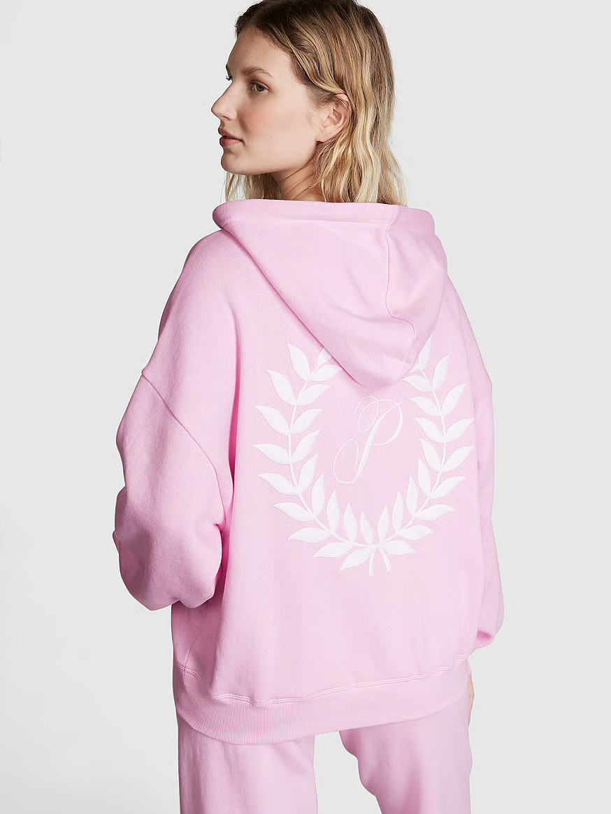 Ivy Fleece Full-Zip Hoodie | Victoria's Secret (US / CA )