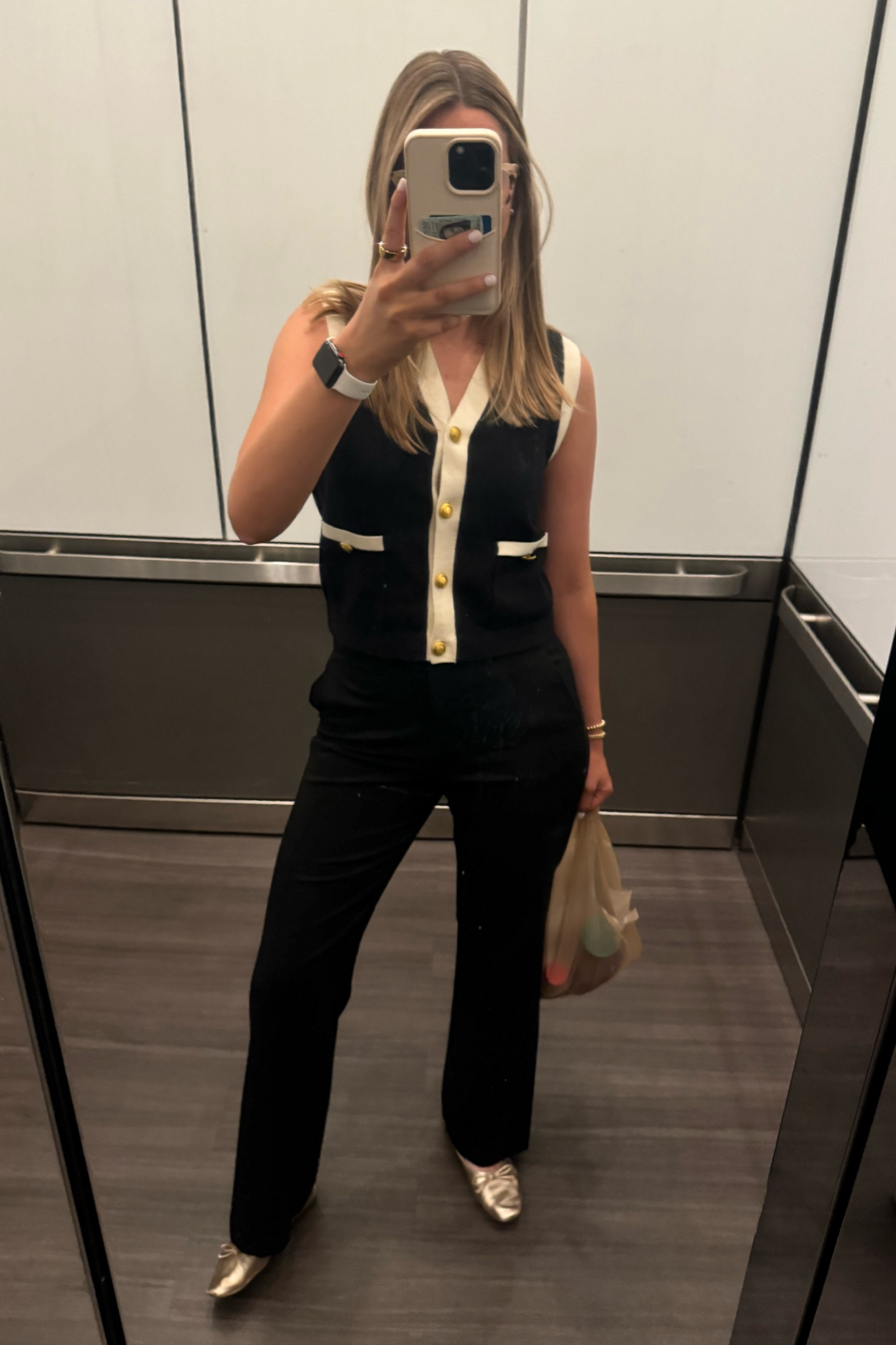 business casual work outfit today! im obsessed with this top

#LTKWorkwear #LTKFindsUnder50 #LTKFindsUnder100