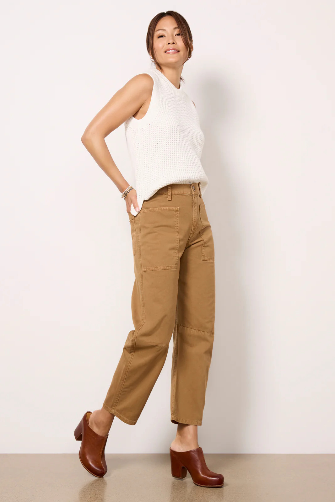 Brylie Barrel Leg Pant | Evereve
