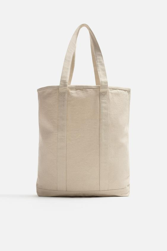 FABRIC SHOPPER BAG | Zara UK