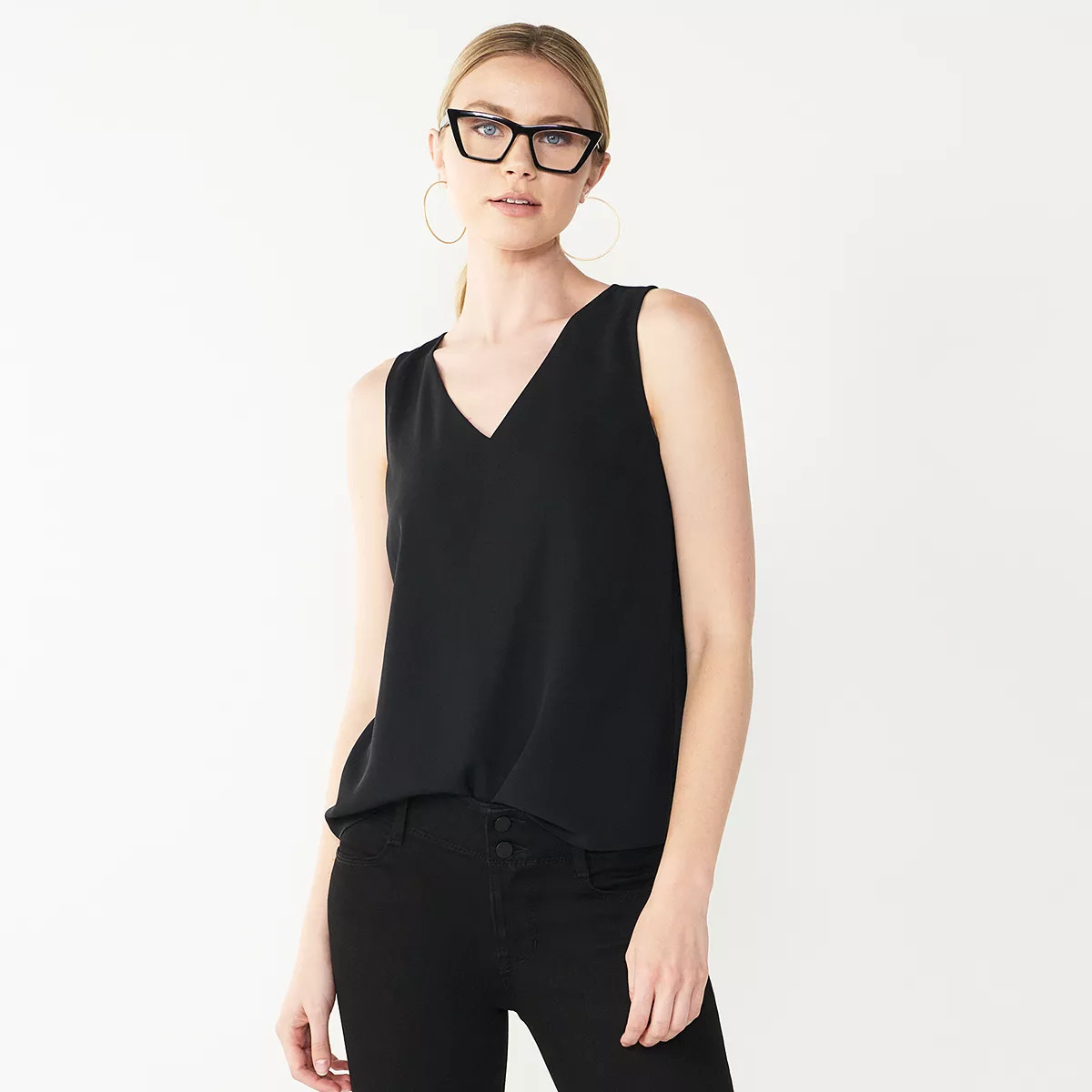 Women's Nine West V-Neck Tank | Kohl's