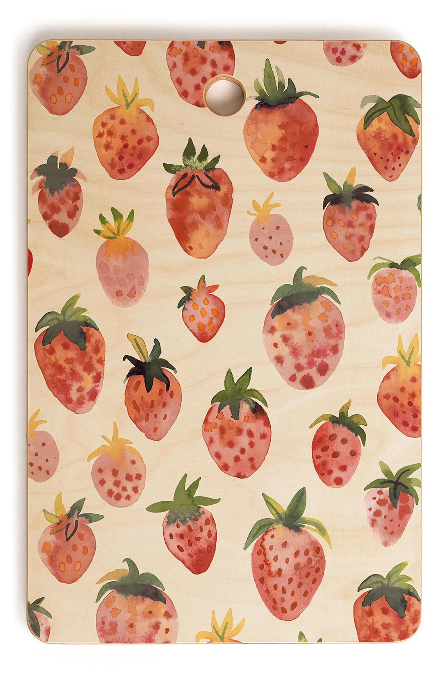 Strawberries Wood Cutting Board | Nordstrom