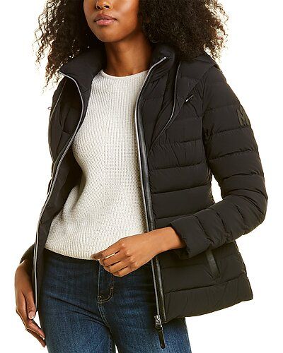 Mackage Andrea-RL Leather-Trim Jacket | Gilt