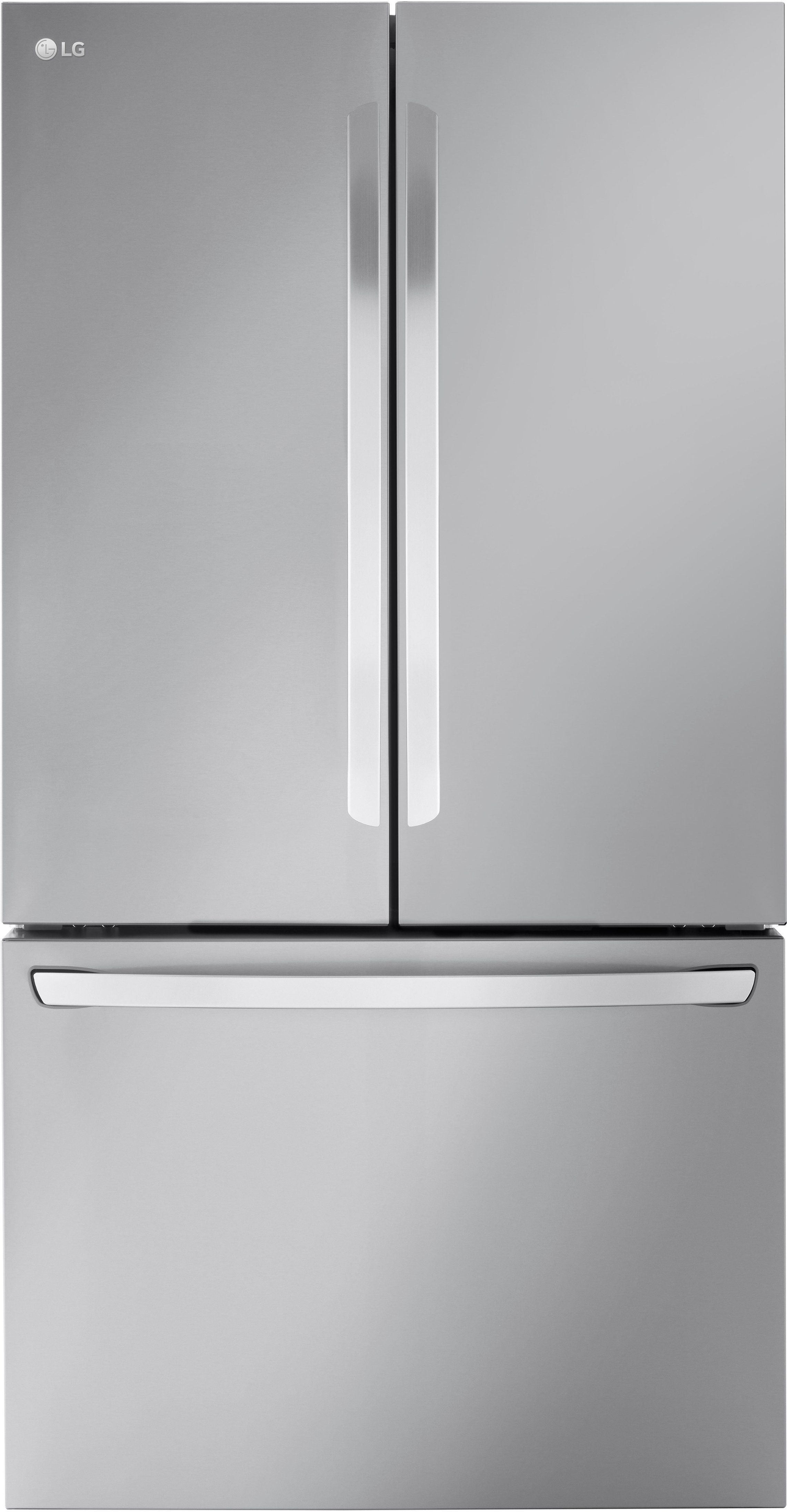 LG 26.5 Cu. Ft. French Door Counter-Depth Smart Refrigerator with Internal Water Stainless Steel ... | Best Buy U.S.