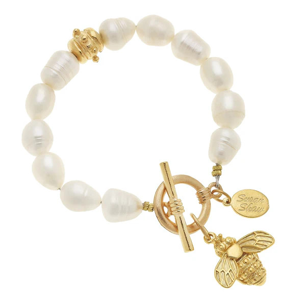 Honey Bee Pearl Bracelet | Susan Shaw