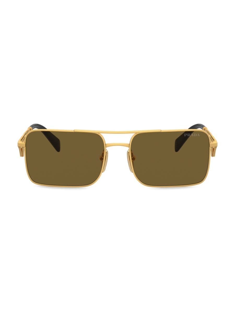 A52S 56MM Rectangular Sunglasses | Saks Fifth Avenue