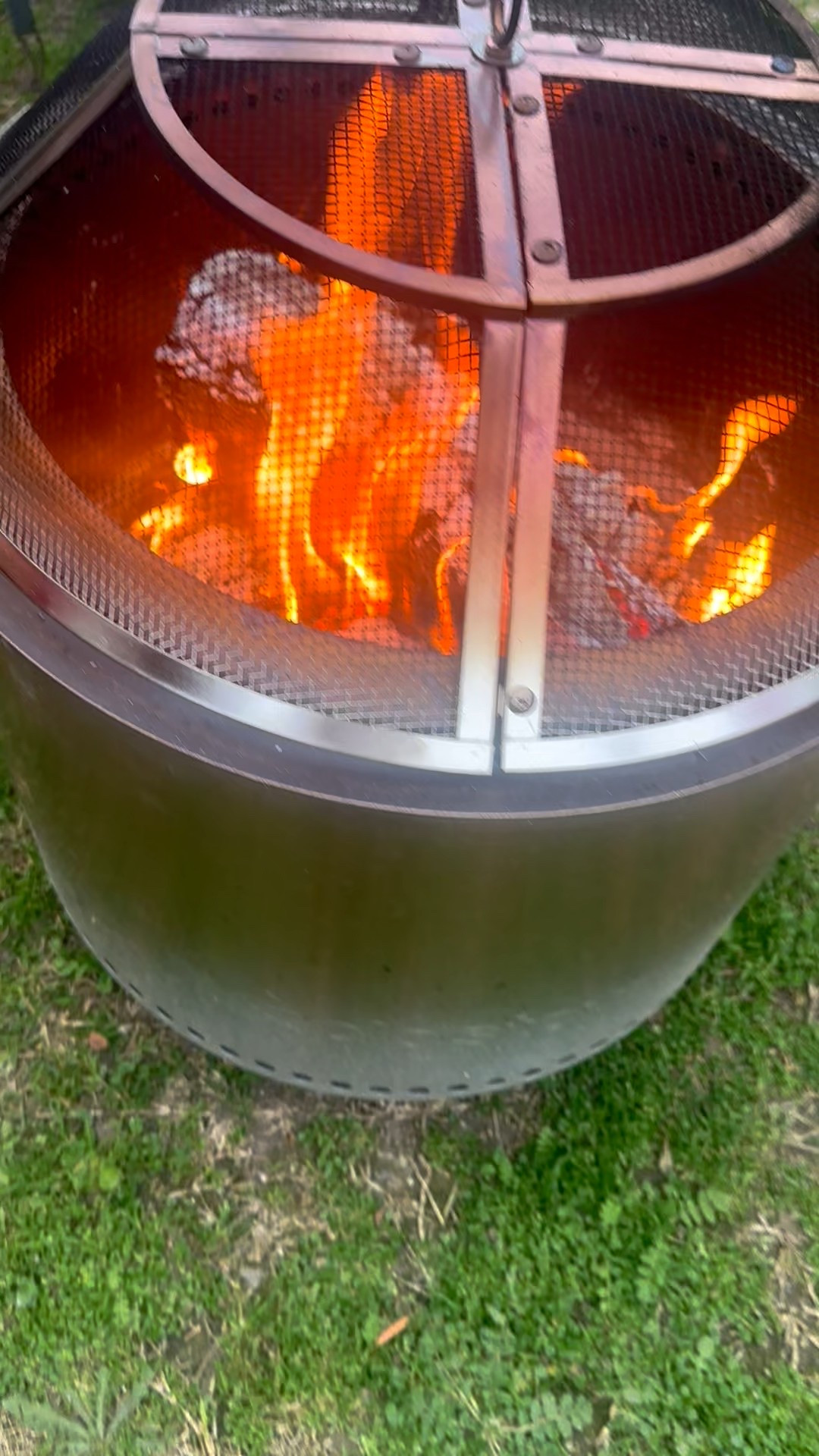 Fire pit is on in the backyard. Inside, a new fireplace shield keeps the ash in place — small details that make cozy nights even better. #FirePitSeason #OutdoorFirePit #BackyardVibes #CozyNights #EveningGlow #HomeAtmosphere #OutdoorLiving #WarmAndCozy #BackyardStyle

#LTKValentine #LTKvlog #LTKselfcare