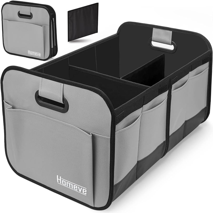 Homeve Trunk Organizer for Car, Car Storage, Reinforced Handles, Collapsible Multi-Compartment Ca... | Amazon (US)