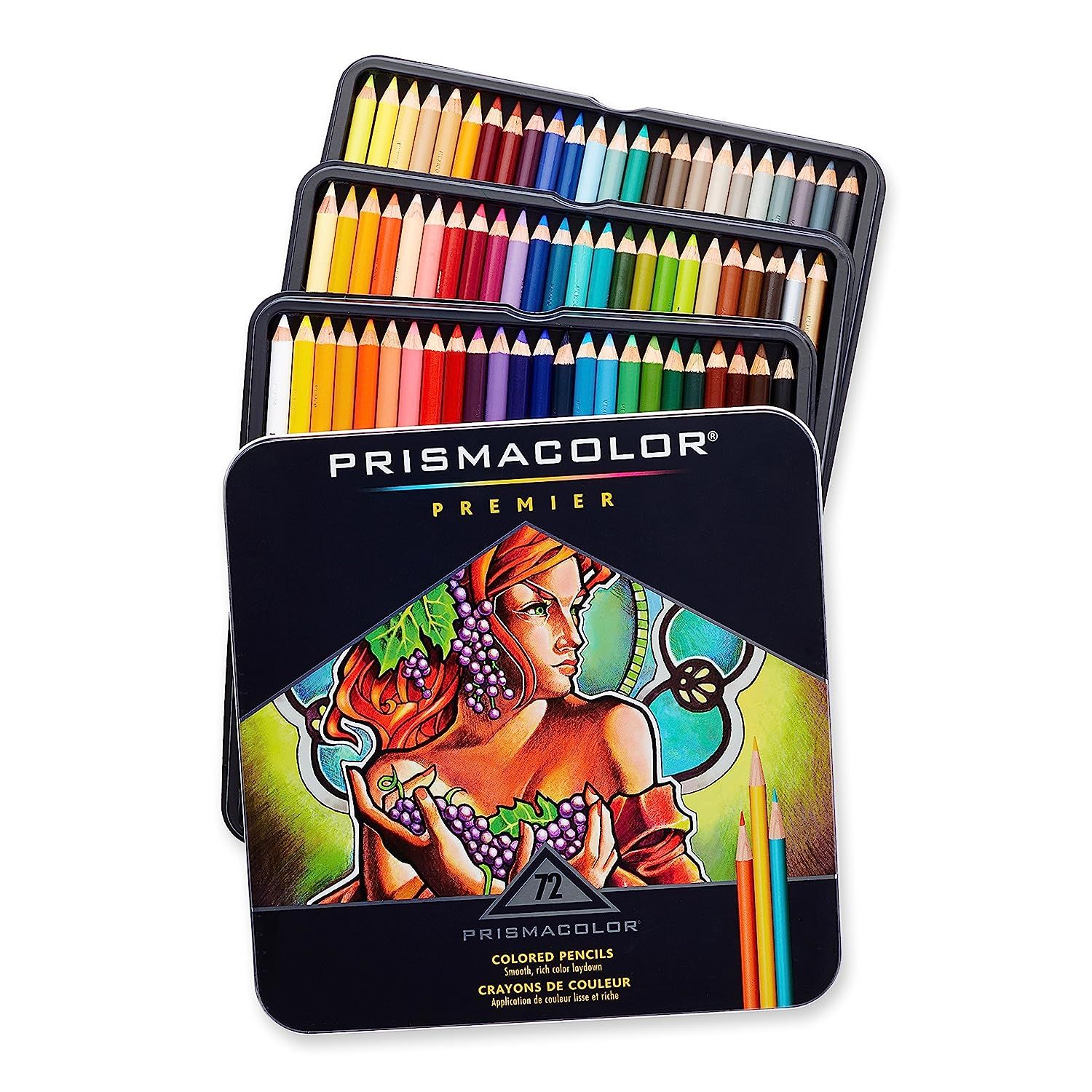 Prismacolor Premier Colored Pencils, Soft Core, 72 Pack | Amazon (US)