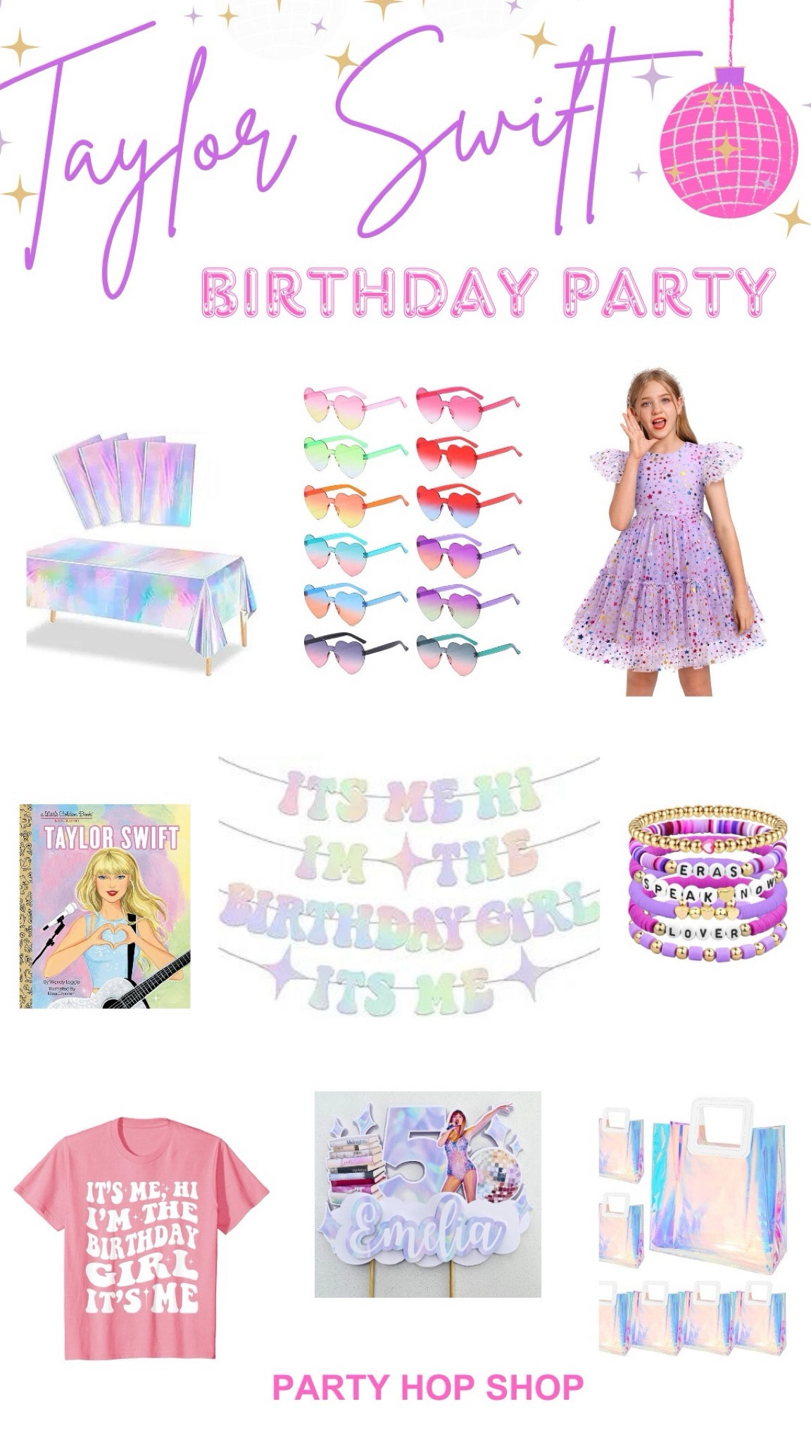 Taylor Swift Birthday Party Theme Ideas 