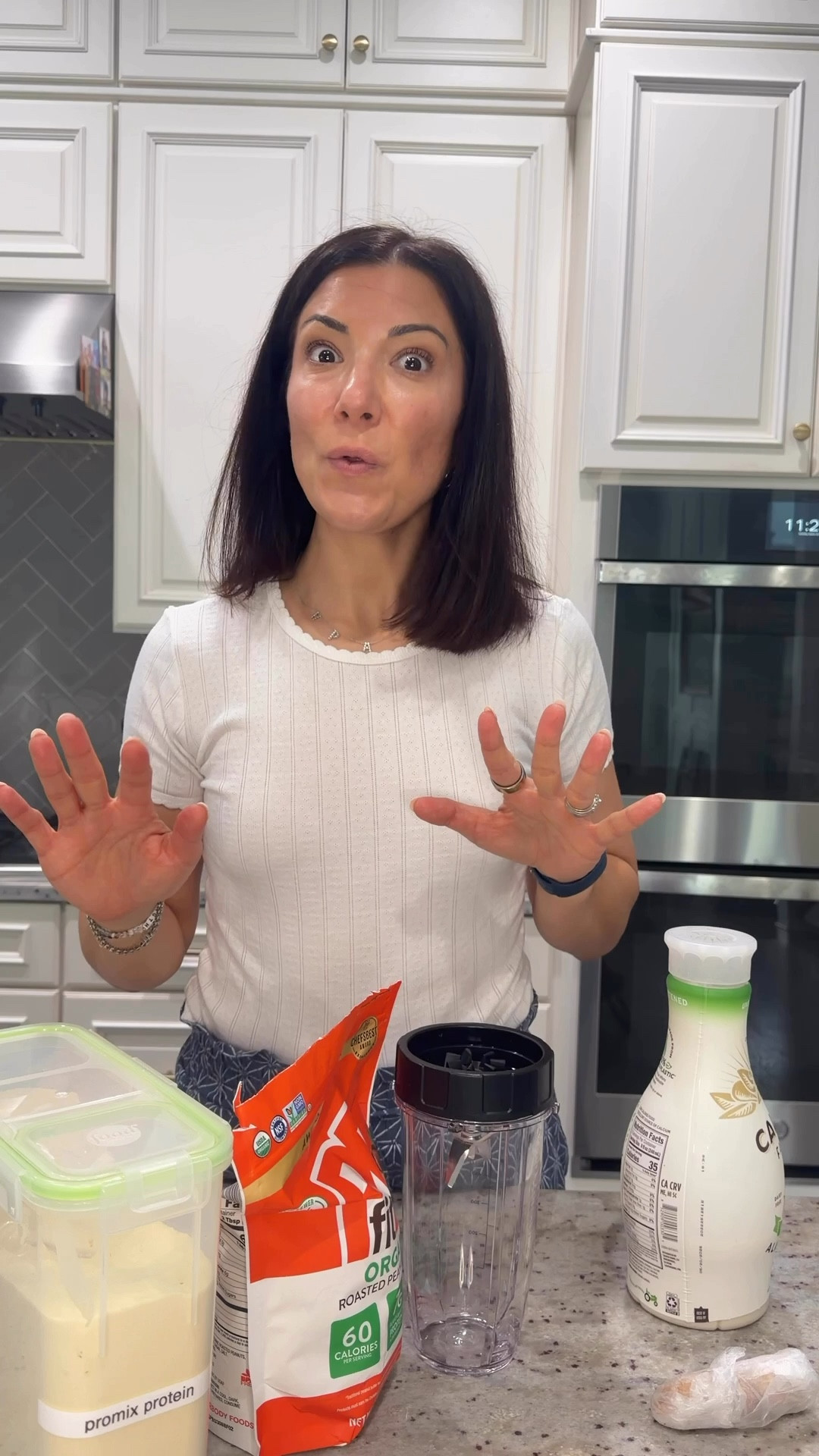 Simple, fast and delicious!

I love a smoothie as a filling nutrient dense snack when I’m on the go. It can even double as a mini meal.

1 cup of unsweetened vanilla almond milk (I like Califia)
1 scoop PBFit
1 scoop vanilla whey protein (I use Promix)
1/2 dozen banana

Simple as that!



#LTKfitnessgoals #LTKOver40 #LTKActive