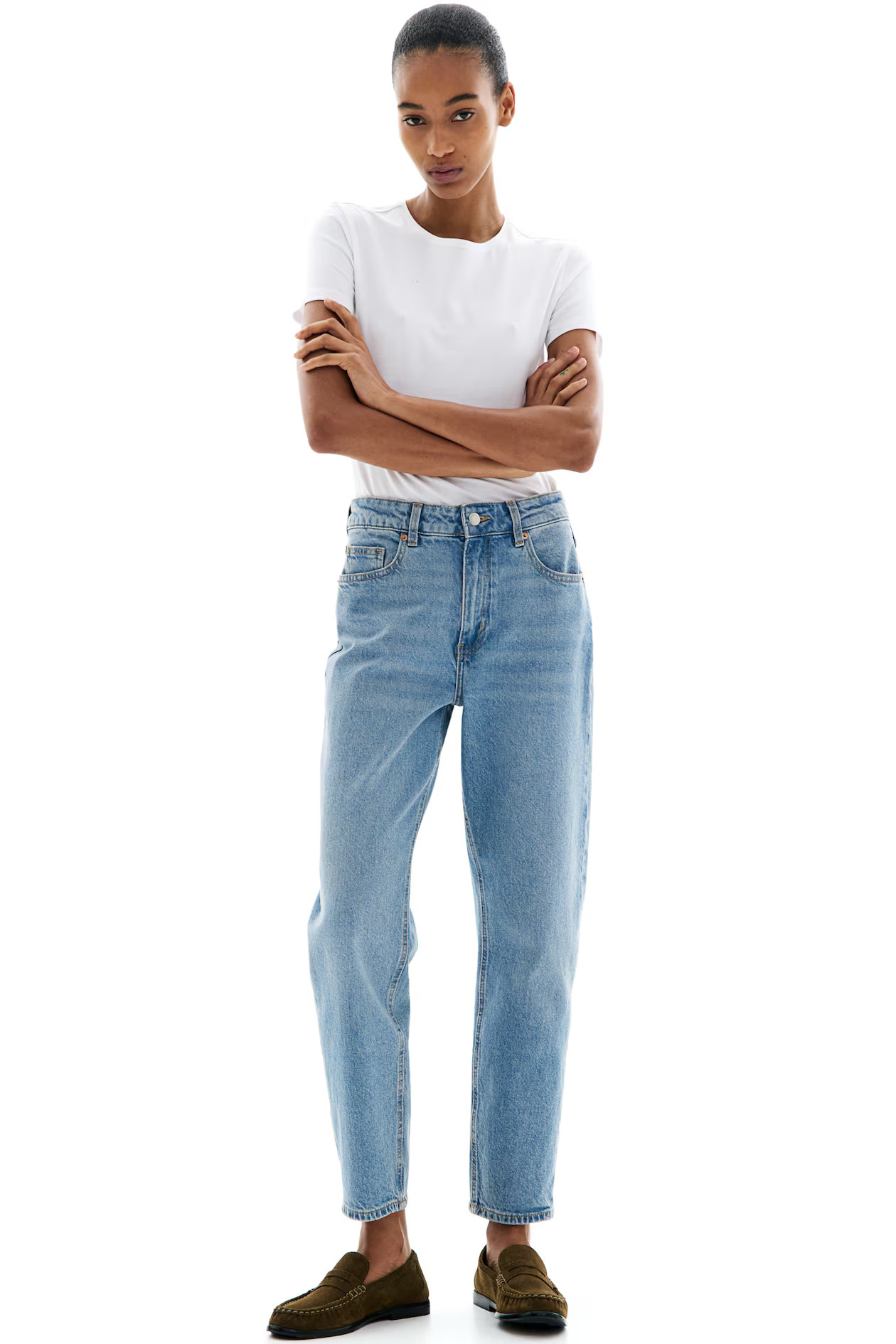 Slim Mom High Ankle Jeans | H&M (UK, MY, IN, SG, PH, TW, HK)