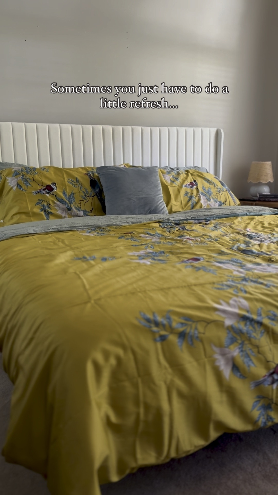 Sunday refresh with new bedding from Amazon and Walmart 🫶🏼

#LTKHome #LTKFindsUnder100 #LTKVideo