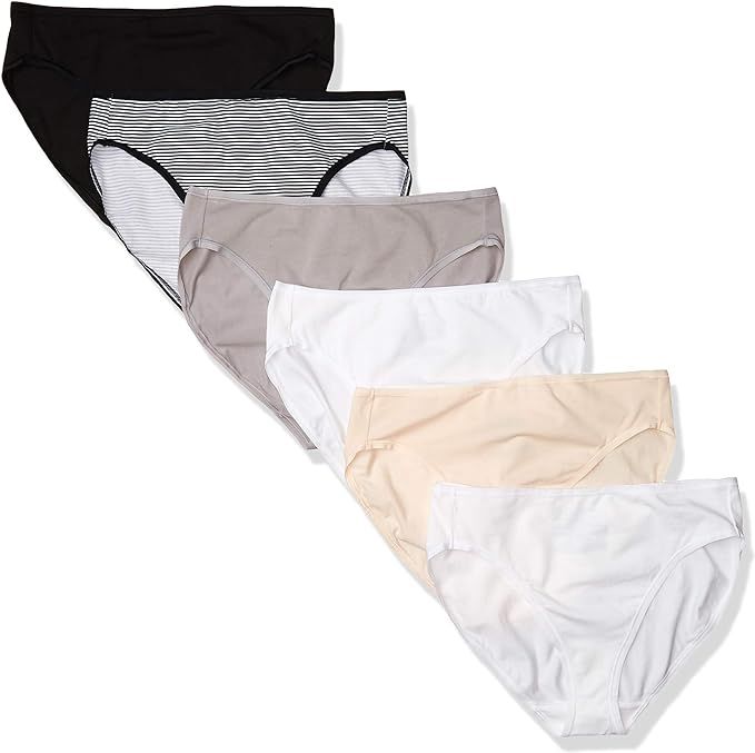 Amazon Essentials Women's Cotton High Leg Brief Underwear, Multipacks | Amazon (US)