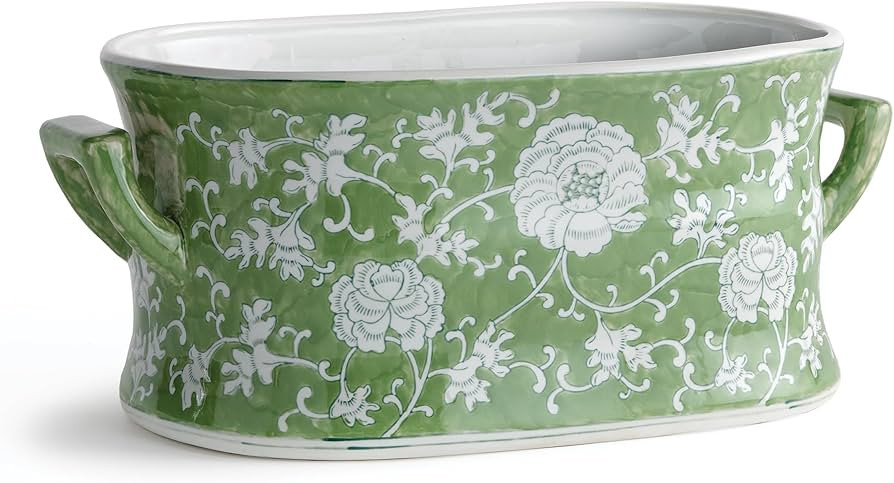 Napa Home & Garden Imperial Lotus Planter Green/White | Amazon (US)