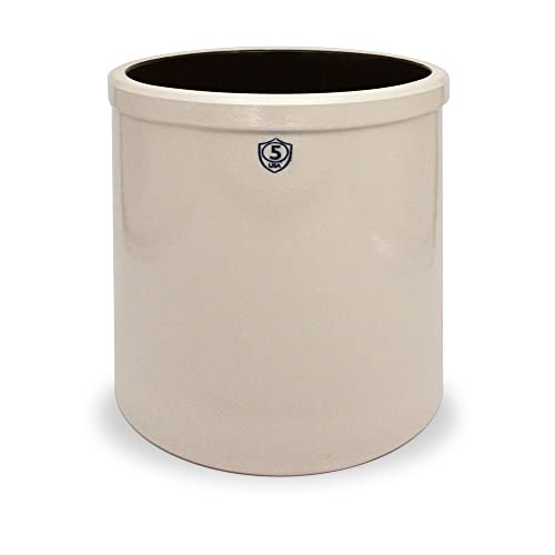 Ohio Stoneware 8587577 5-Gallon Stoneware Pickling Crock | Amazon (US)