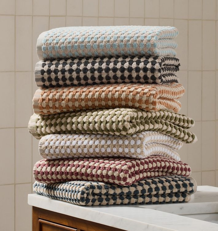 Dotted Terry Hydrocotton Organic Towel | Rejuvenation