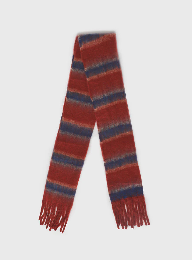 Rotini Scarf Red / Purple | Princess Polly US