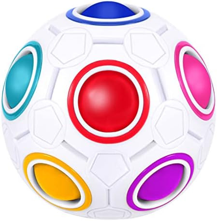 Vdealen Magic Rainbow Puzzle Ball, Speed Cube Ball Fun Stress Reliever Magic Ball- Puzzle Fidget ... | Amazon (US)