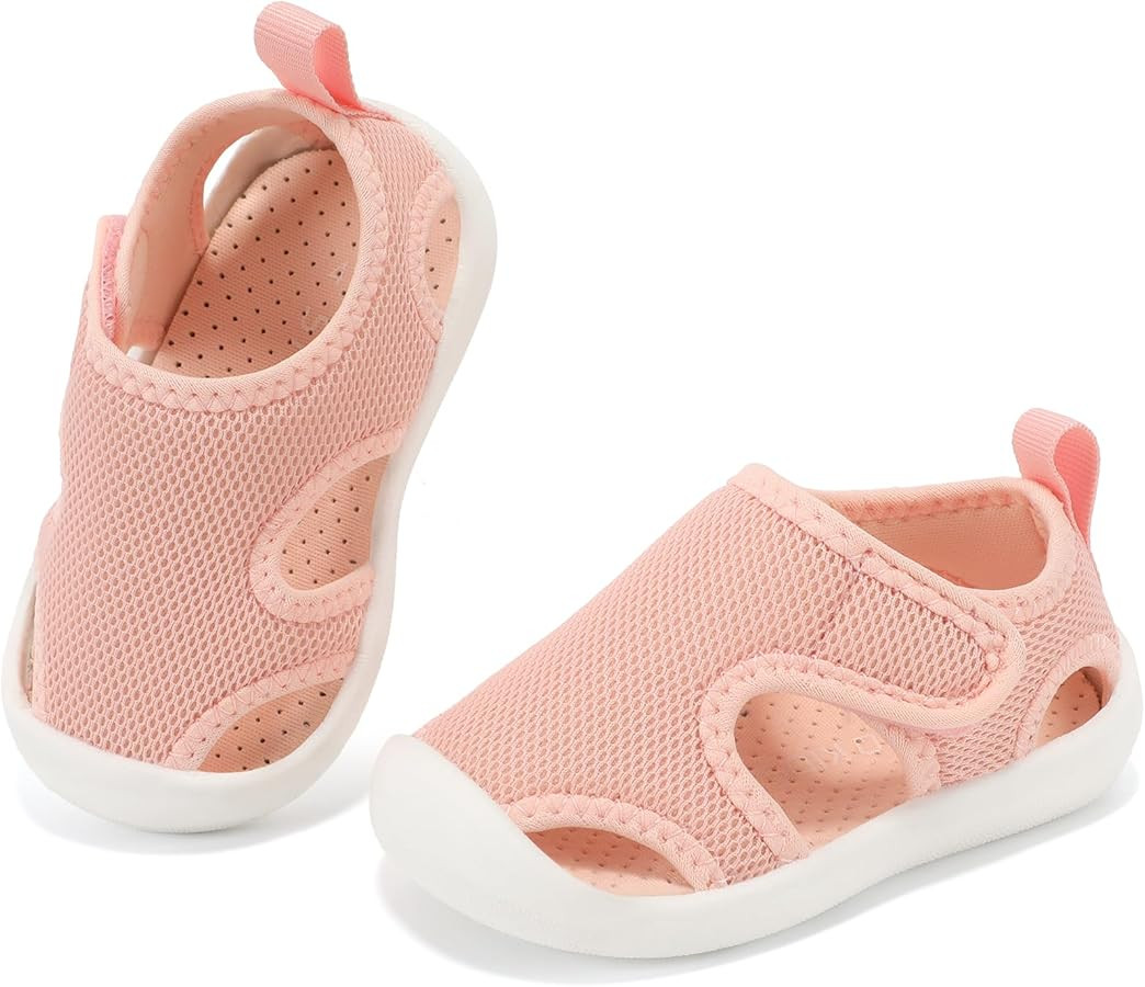 STQ KIDS Boys Girls Water Shoe Toddler Cute Quick-Dry Lightweight Non-Slip Beach Swim Pool Shoes ... | Amazon (US)