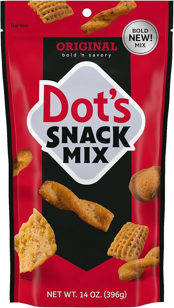 Dot's Pretzels Original Seasoned Pretzel Twist Snack Mix, 14 oz Bag | Amazon (US)